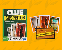 Clue: Suspeitos Jogo de Cartas